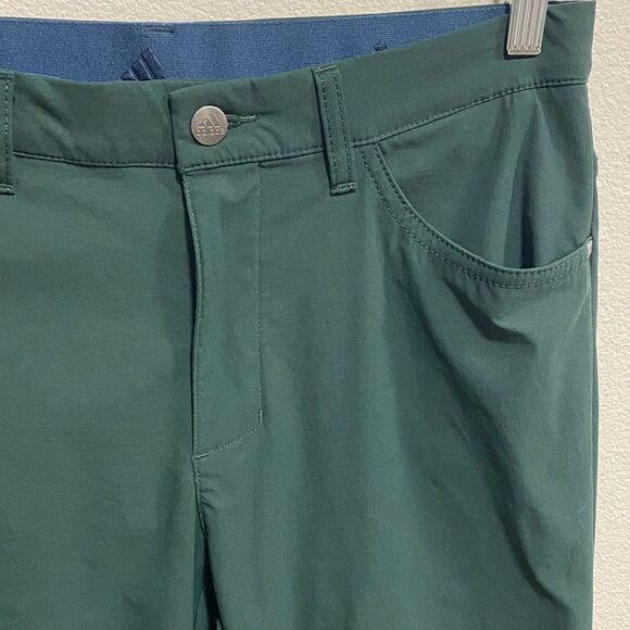Adidas‎ Golf Go-To 5 Pocket Pants Men’s 30x32 Green Tapered Fit - Picture 5 of 14